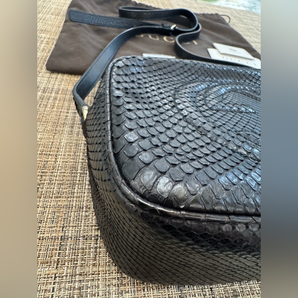 Gucci Python Soho Disco Bag - image 7